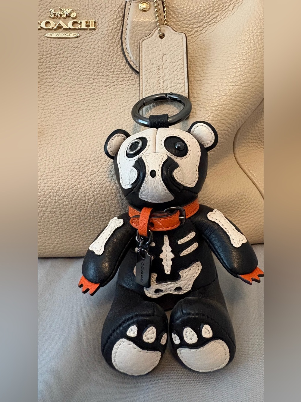 Coach Halloween Skeleton Bear Bag Charm (Limited Edition)